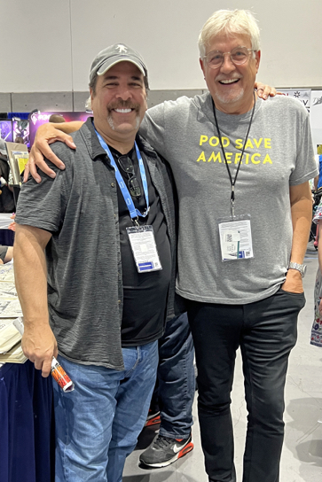 Greg Goldstein with Jimmy Palmiotti