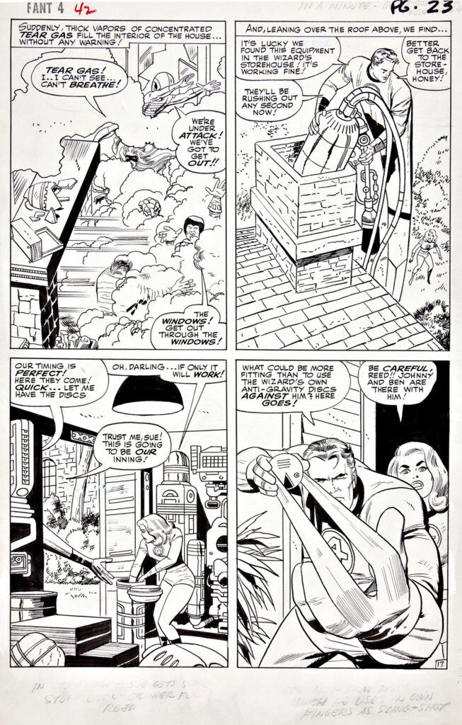 Jack Kirby Marvel Fantastic Four Original Art