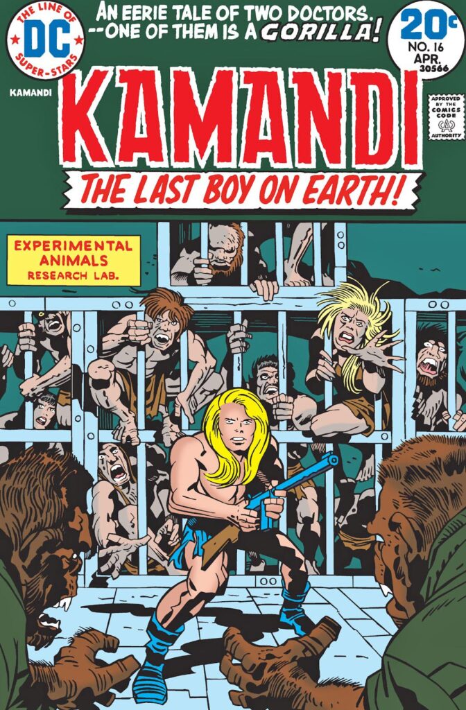 Jack Kirby Kamandi #16 Cover