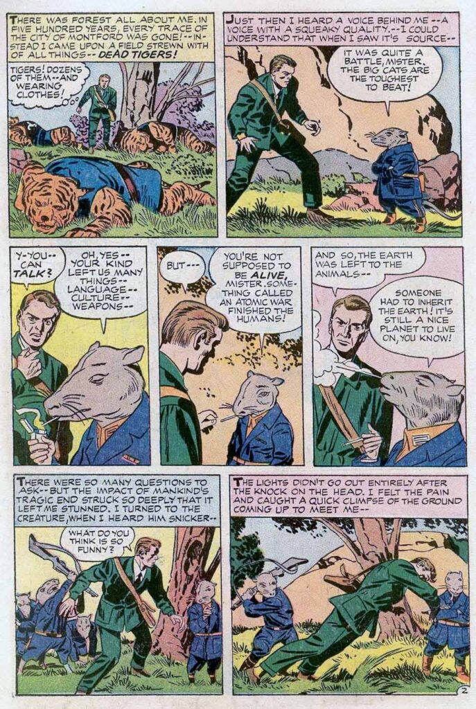 Jack Kirby Alarming Tales pre-Kamandi Story
