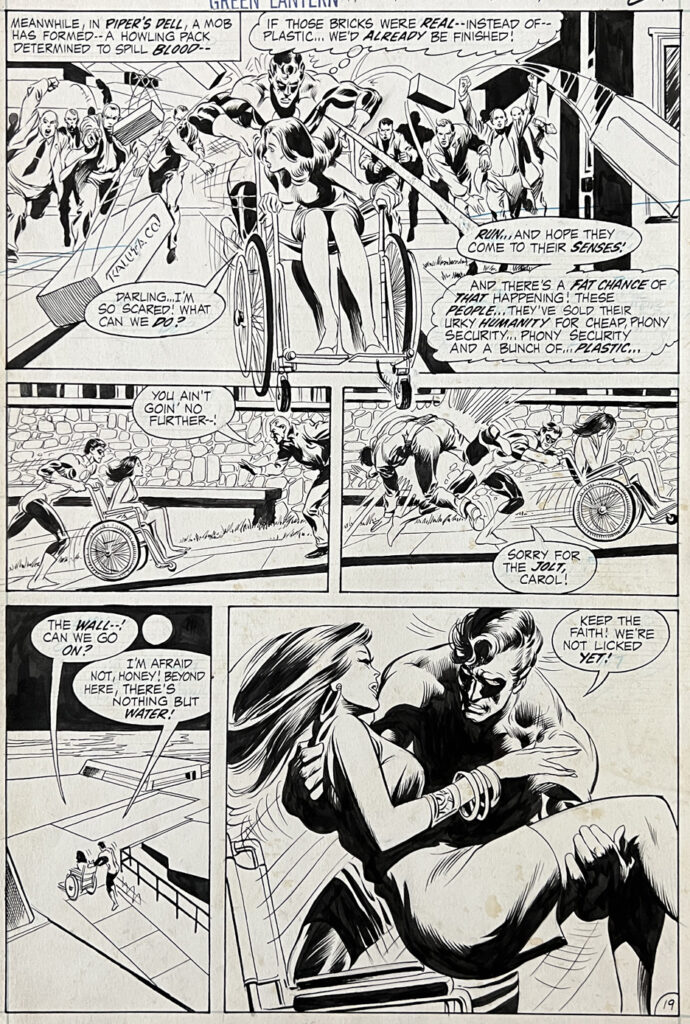 Neal Adams & Berni Wrightson, Green Lantern #84 Original Art, from the collection of Greg Goldstein