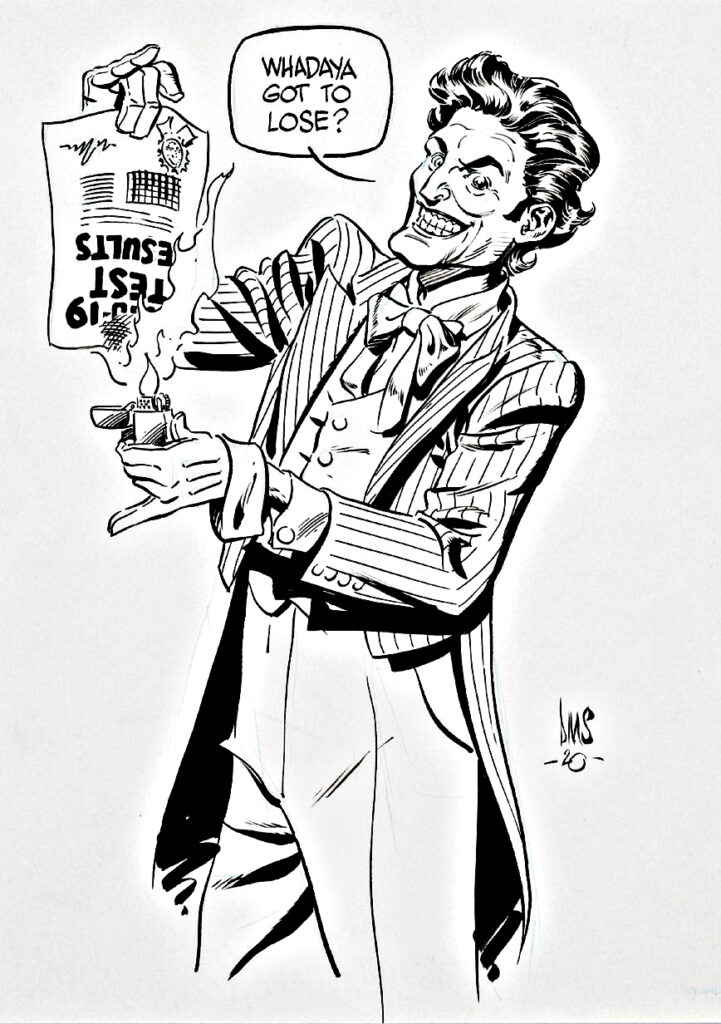 Paul Smith Joker Speciality Original art from the collection of Greg Goldstein