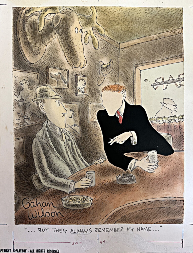 Gahan Wilson Original Cartoon art, from the collection of Greg Goldstein