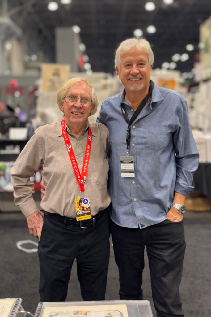 Photo of Roy Thomas And Greg L Goldstein at New York Comic-Con, 2025