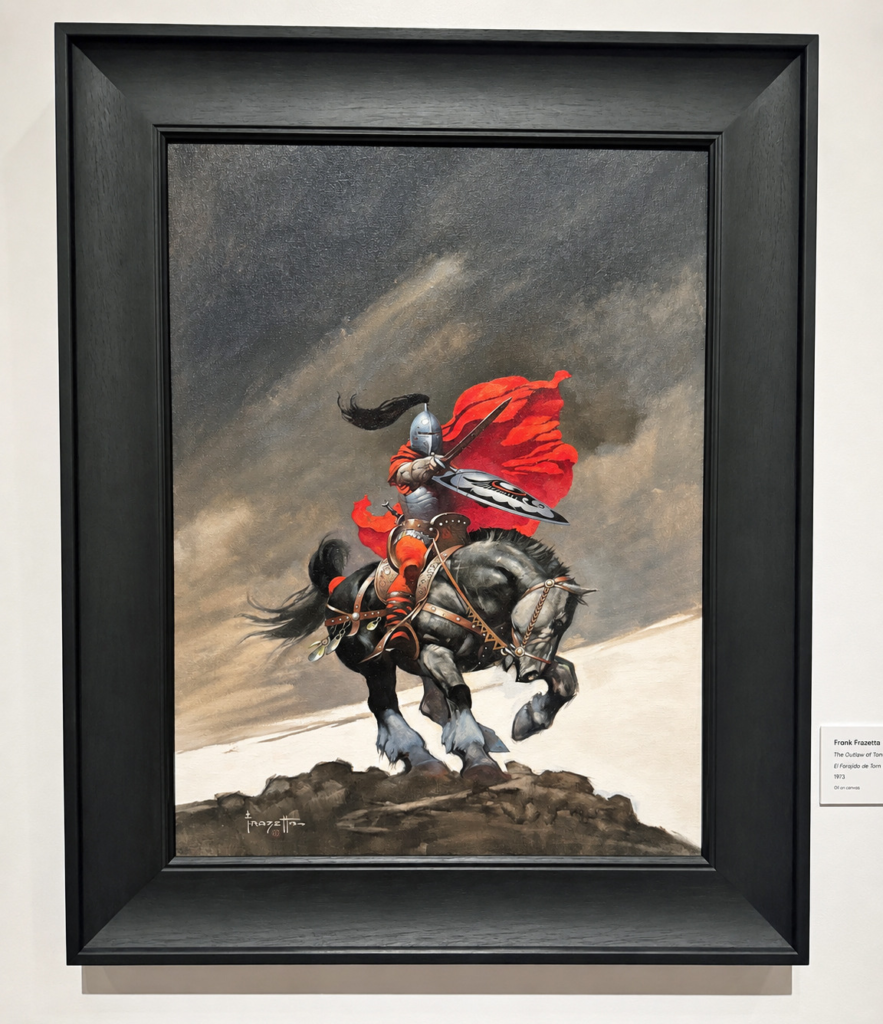Original art on display at the Lucas Museum of Narrative Arts, September 2026, Los Angeles. Photo by Greg Goldstein.