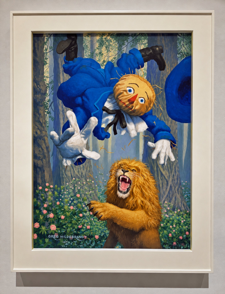 Original art on display at the Lucas Museum of Narrative Arts, September 2026, Los Angeles. Photo by Greg Goldstein.