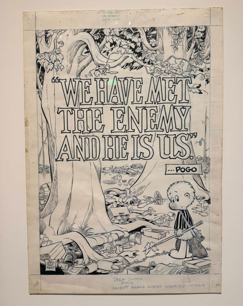Original art on display at the Lucas Museum of Narrative Arts, September 2026, Los Angeles. Photo by Greg Goldstein.