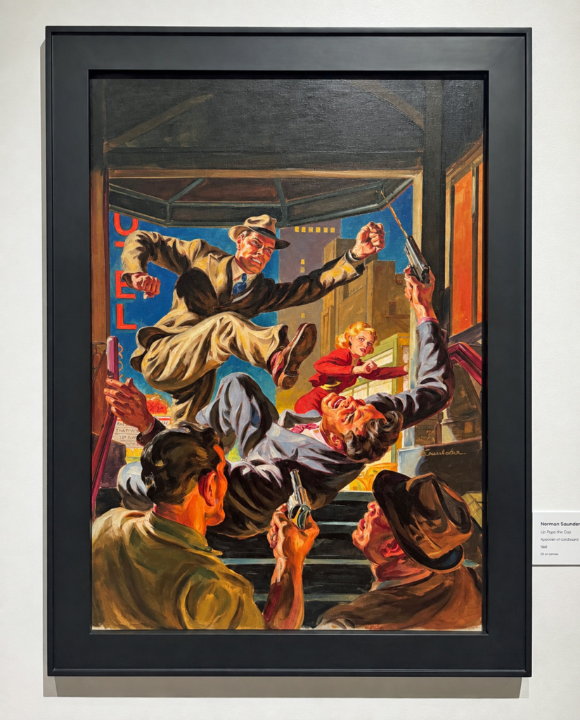 Original art on display at the Lucas Museum of Narrative Arts, September 2026, Los Angeles. Photo by Greg Goldstein.