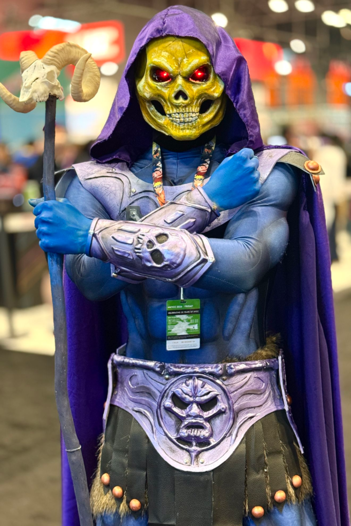 Cosplay photo by Greg Goldstein, New York Comic Con, 2026.