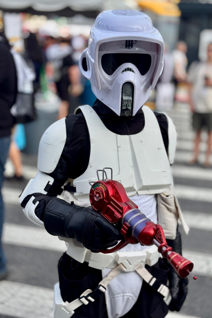 Cosplay photo by Greg Goldstein, New York Comic Con, 2026.